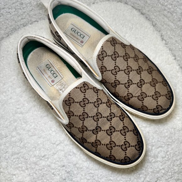 Women's Gucci Tennis 1977 slip-on sneaker size US 9 EU 39 - Picture 1 of 8